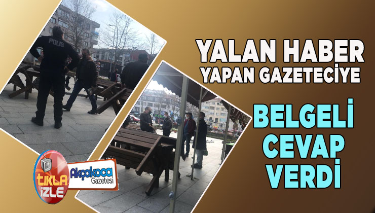 CHP İlçe Başkanı Abanoz, yalan haber yapan habercinin yalanlarına belgelerle cevap verdi