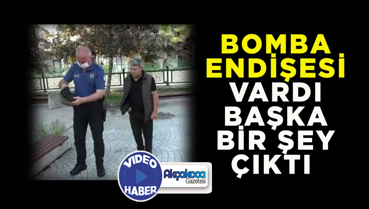 Akçakoca’da polise ihbar edilen sahipsiz torbadan bakın ne çıktı