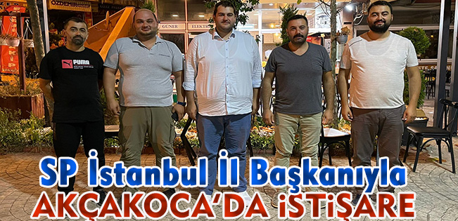 Saadet Partisi İstanbul İl Başkanı Akçakoca’da Sunum Yaptı