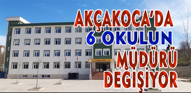 33 OKULA MÜDÜR ATANACAK…