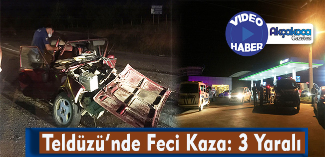 Akçakoca’da kaza: 3 Ağır Yaralı!..