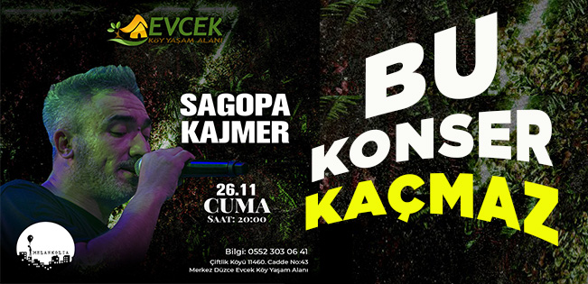 Sagopa Kajmer Konseri Yarın Düzce’de!..
