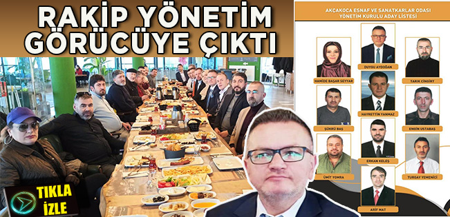 Esnaf Odası Yönetimine Talip Olan Duygu Aydoğan ve Arkadaşlarından Basın Toplantısı