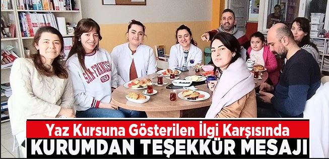 SINAV’IN YAZ KURSU KONTENJANI DOLMAK ÜZERE… SON BAŞVURU TARİHİ 6 HAZİRAN