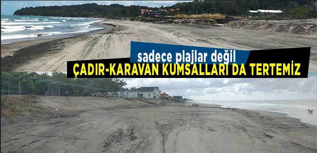 AKÇAKOCA’DA PLAJLAR SIK SIK TEMİZLENİYOR