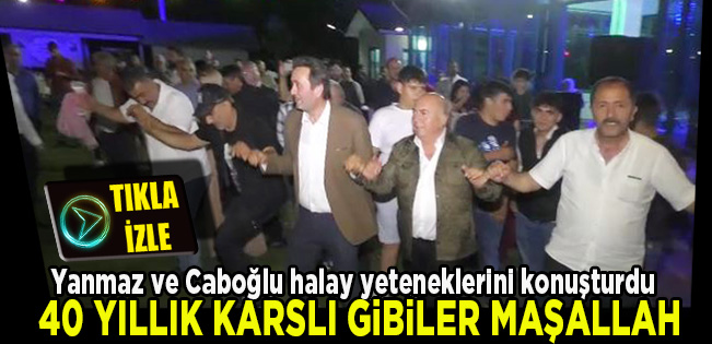 MHP’li başkanlar Karslıların cemiyetinde halay hünerlerini sergiledi