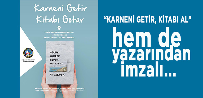 AKÇAKOCA BELEDİYESİ’NDEN ÜCRETSİZ KİTAP KAMPANYASI
