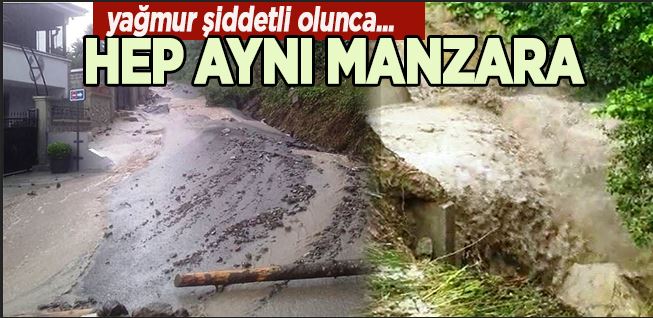 DERELER TAŞTI, YOLLAR GÖLE DÖNDÜ