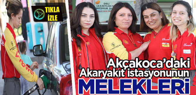 Akçakoca’daki Akaryakıt İstasyonu Kadınlara Emanet…