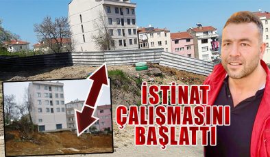 Yağmurlar kesilince endişe de kesildi… İstinat duvarı çalışması hız kazandı