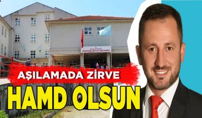 Bir günde Akçakoca nüfusunun hatırı sayılır oranında aşı yapıldı