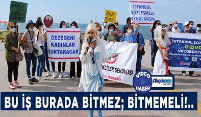 Akçakoca’da Kadınlar İstanbul Sözleşmesi’nin Feshine Tepki Verdi
