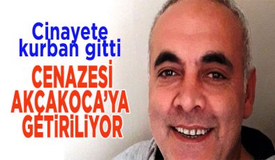 Bursa’da öldürülen Akçakocalının cenazesi ikindi namazı sonrası defnedilecek