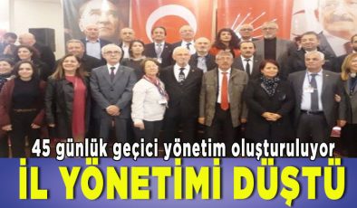CHP İl Yönetimi Düştü… Geçici Yönetim Partiyi Olağanüstü İl Kongresine Taşıyacak