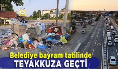 Bayramda Akçakoca’dan 270  bin araç geçiş yaptı, 720 ton çöp toplandı