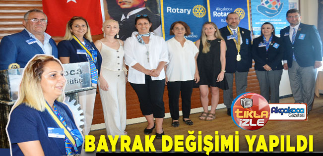 Akçakoca Rotary Kulübü’nün yeni başkanı Serap Tezel