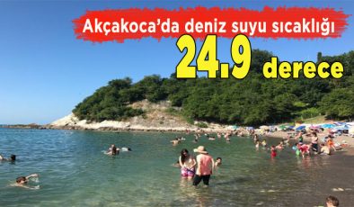 Karadeniz’de deniz sıcaklığı 24.9 derece ölçüldü