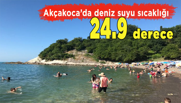 Karadeniz’de deniz sıcaklığı 24.9 derece ölçüldü