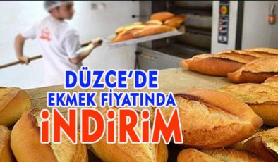 Düzce ve ilçelerinde ekmek fiyatlarında indirim!..