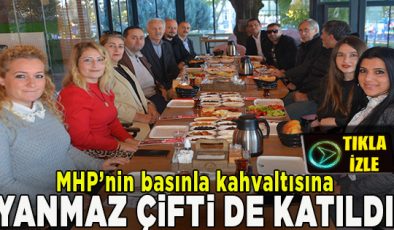 MHP İlçe Teşkilatı Kahvaltılı Toplantıda Basınla Bir Araya Geldi