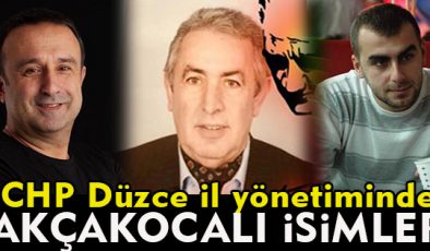 Cemşit’in listesinde Akçakocalı isimler yer alıyor