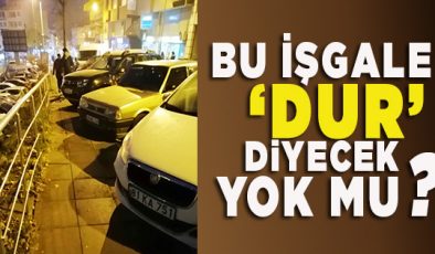 SANKİ KALDIRIM DEĞİL BİNALARININ OTOPARKI!