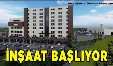 “DEVLET HASTANESİ İNŞAATI İÇİN İLK KAZMA ŞUBAT AYINDA VURULACAK”