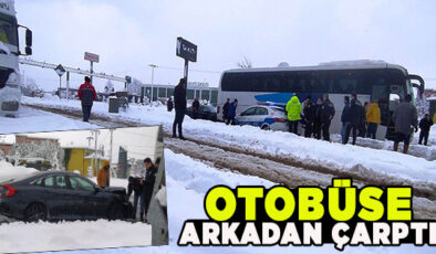 YOĞUN KAR YAĞIŞI AKÇAKOCA’DA KAZALARA NEDEN OLDU