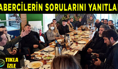 Başkan Yanmaz 10 Ocak Çalışan Gazeteciler Gününde Habercilerle Kahvaltıda Bir Araya Geldi