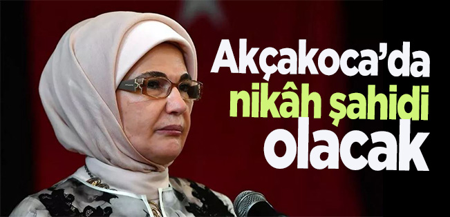 Emine Erdoğan Hafta Sonu Akçakoca’da Olacak…