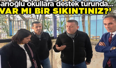 AK PARTİ AKÇAKOCA İLÇE BAŞKANLIĞI FEN LİSESİNE ÇIKARTMA YAPTI