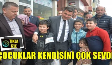 AKÇAKOCALI VEKİL ADAYI ERCAN ÖZTÜRK’ÜN ÇOCUK SEVGİSİ