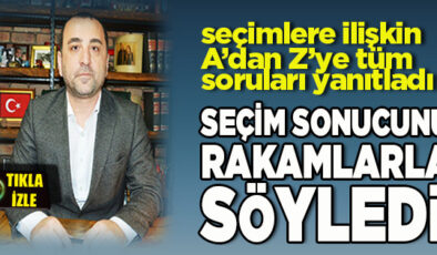 İYİ PARTİ İLÇE BAŞKANI LOKUM, SEÇİMLERLE İLGİLİ SORULARIMIZI YANITLADI