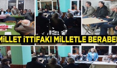 MİLLET İTTİFAKI’NIN VEKİL ADAYLARINDAN AKÇAKOCA KÖYLERİNE ZİYARET