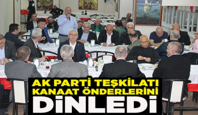 AK PARTİ’DEN AKÇAKOCA’DA ‘AKİL İNSANLAR’ TOPLANTISI…