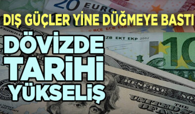 Dolar ve euro güne rekor tazeleyerek başladı…