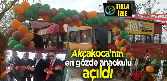 Alfa Kids Academy’in ikinci şubesi Akçakoca’da yoğun bir katılımla hizmete açıldı