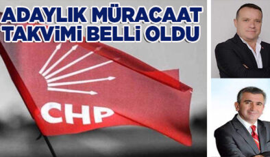 CHP’DE ADAYLIK TAKVİMİ BELLİ OLDU