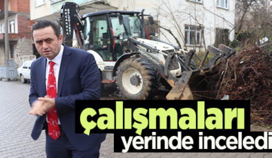 Başkan Yanmaz Temizlik Çalışmalarını Yerinde İnceledi