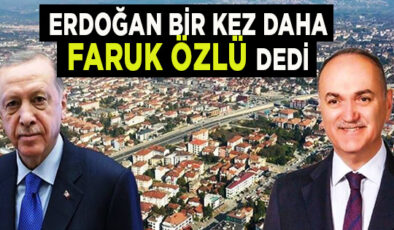 AK PARTİNİN DÜZCE ADAYI YENİDEN FARUK ÖZLÜ OLDU