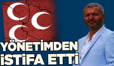 AKÇAKOCA MHP YÖNETİCİSİ İSTİFA ETTİ