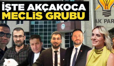 AK PARTİ’NİN AKÇAKOCA LİSTESİ BELLİ OLDU