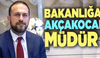 AKÇAKOCALI ÇAKIR SPOR HİZMETLERİ GENEL MÜDÜRÜ OLDU