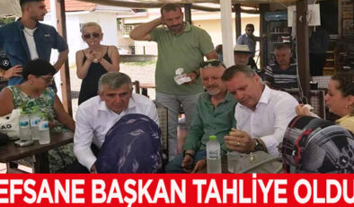 CHP İLÇE BAŞKANI TUĞRUL ABANOZ TAHLİYE OLDU