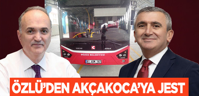 DÜZCE’DEN AKÇAKOCA’YA 3 ADET OTOBÜS DESTEĞİ…