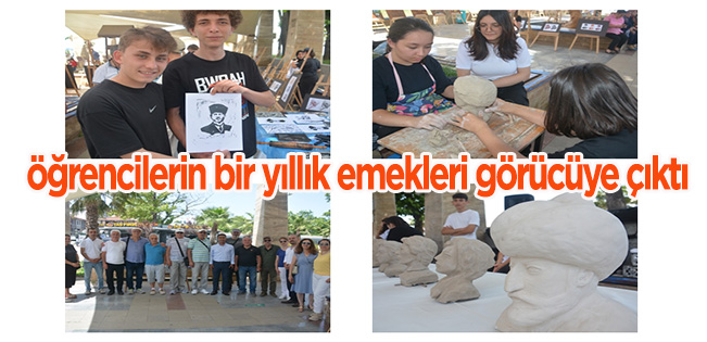 AKÇAKOCA LİSESİ’NDEN YIL SONU SERGİSİ