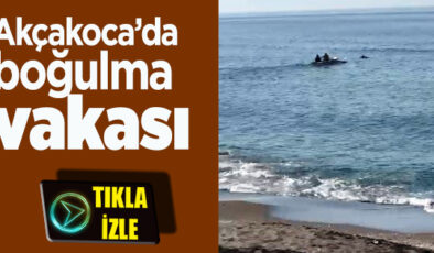 AKÇAKOCA’DA DENİZDE BOĞULMA VAKASI…