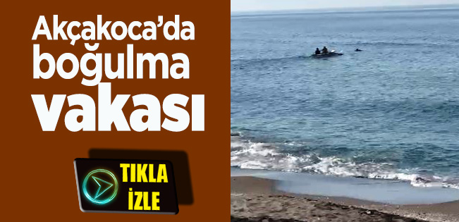 AKÇAKOCA’DA DENİZDE BOĞULMA VAKASI…