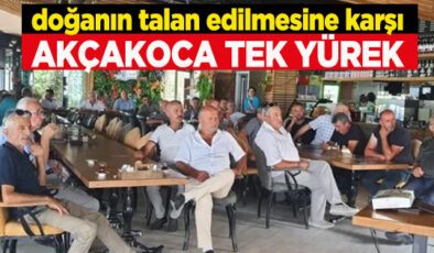 Akçakoca tek ses, tek yürek! “Arama tarama istemiyoruz”