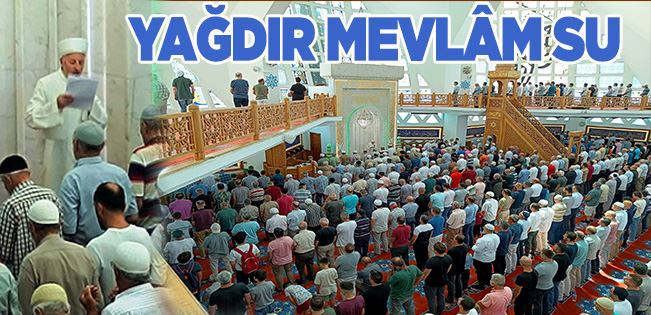 AKÇAKOCA MERKEZ CAMİİNDE CUMA NAMAZINDA TOPLU YAĞMUR DUASI…